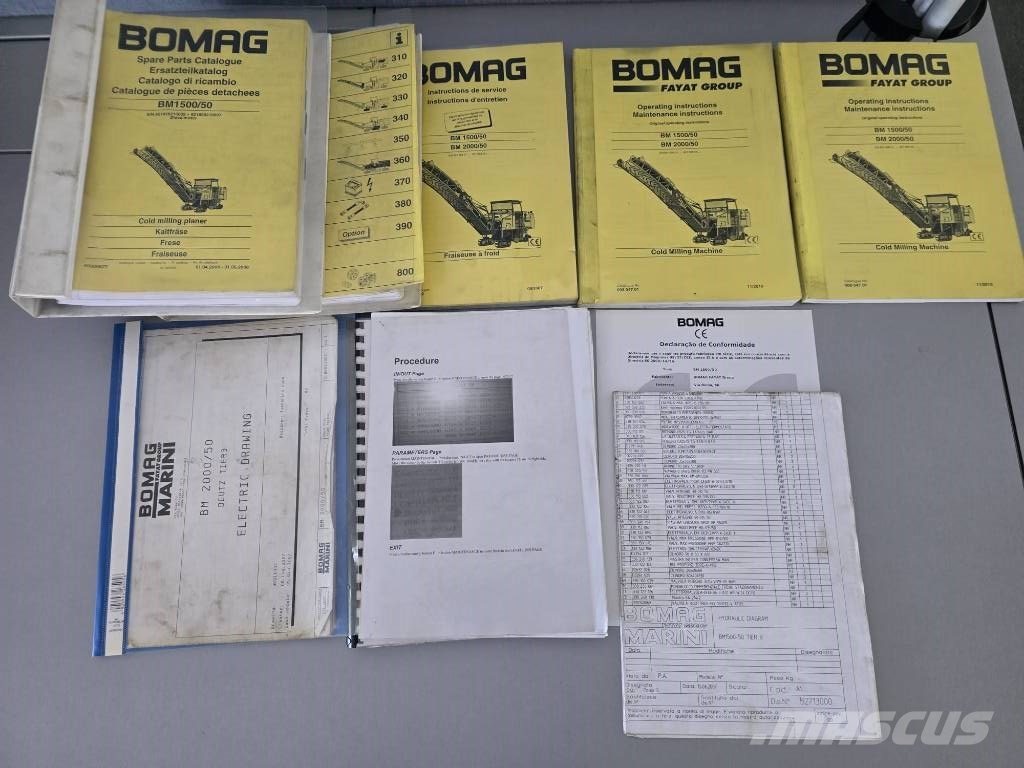 Bomag 1500/50 ماكينات الكشط البارد للأسفلت