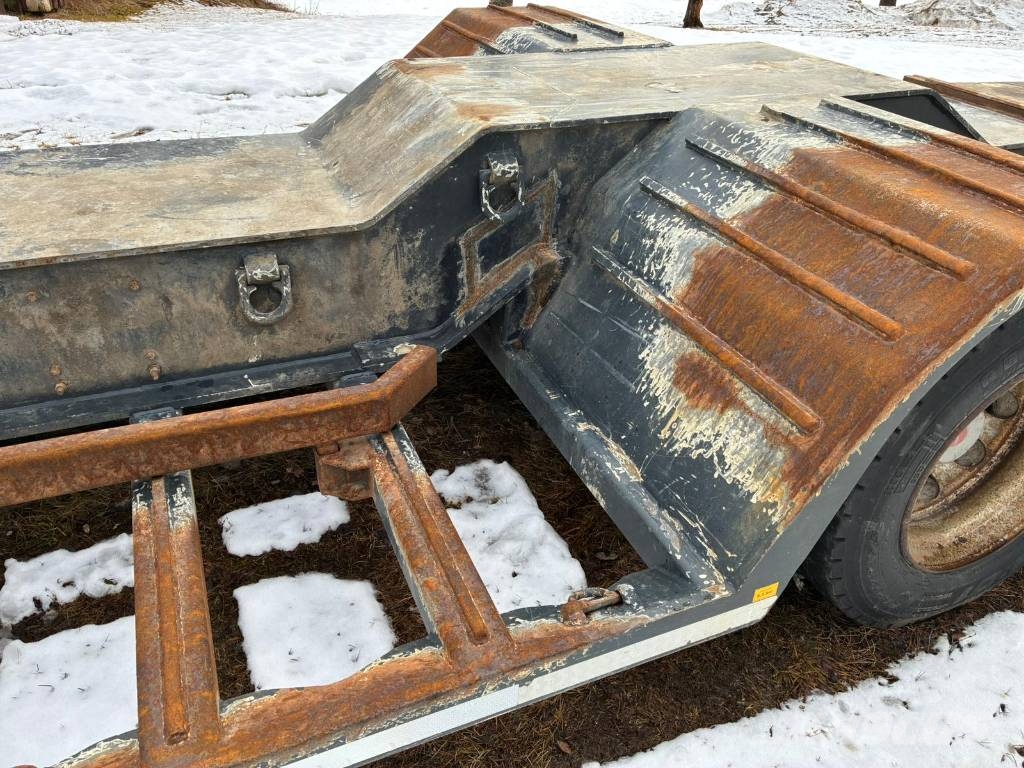 Rojo Trailer 3axl Skogjumbo BIG Semirremolques de carga baja
