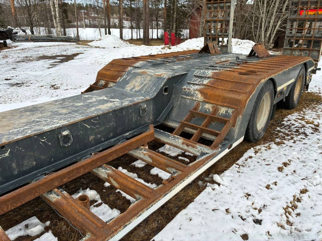 Rojo Trailer 3axl Skogjumbo BIG Semirremolques de carga baja