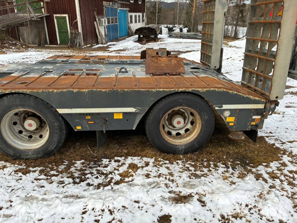 Rojo Trailer 3axl Skogjumbo BIG Semirremolques de carga baja