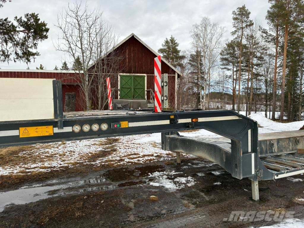Rojo Trailer 3axl Skogjumbo BIG Semirremolques de carga baja
