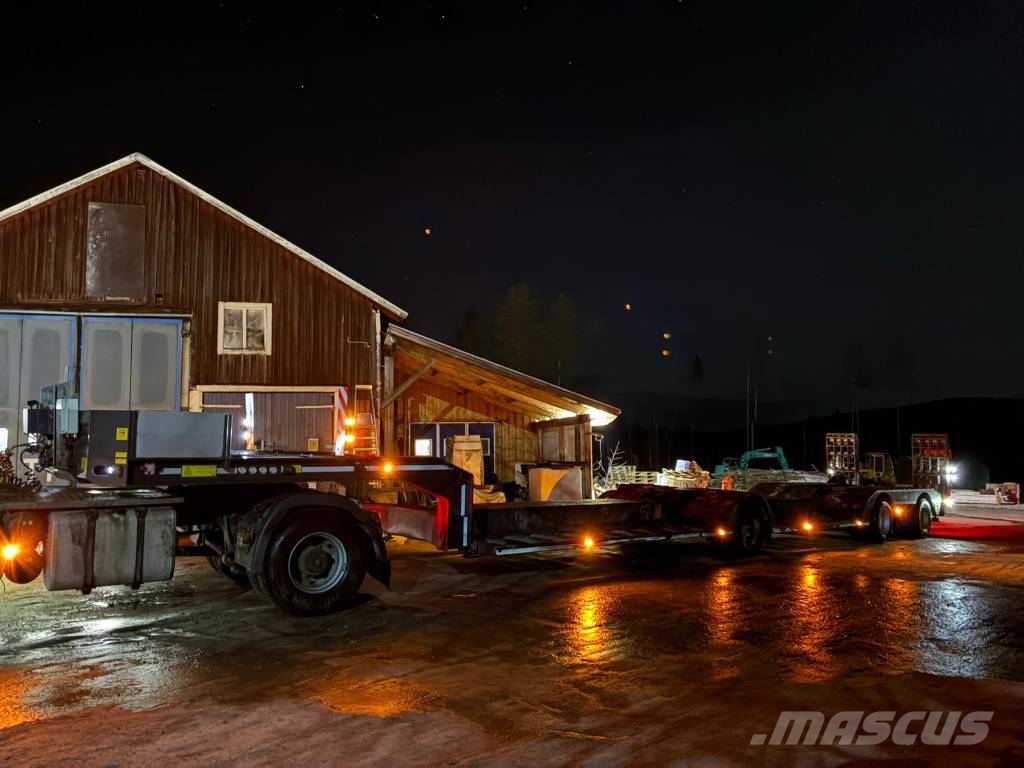 Rojo Trailer 3axl Skogjumbo BIG Semirremolques de carga baja
