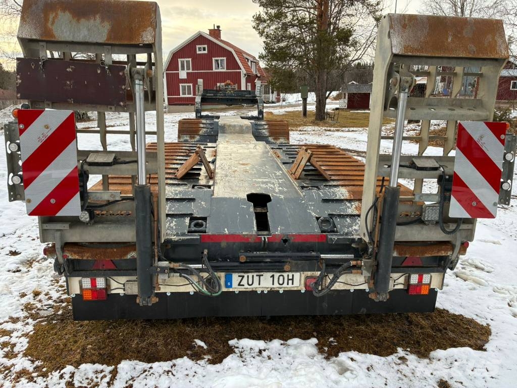 Rojo Trailer 3axl Skogjumbo BIG Semirremolques de carga baja