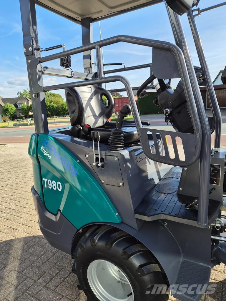 Perkins Telex loader bak en lepels shovel Малі навантажувачі