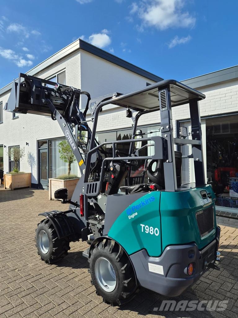 Perkins Telex loader bak en lepels shovel Малі навантажувачі