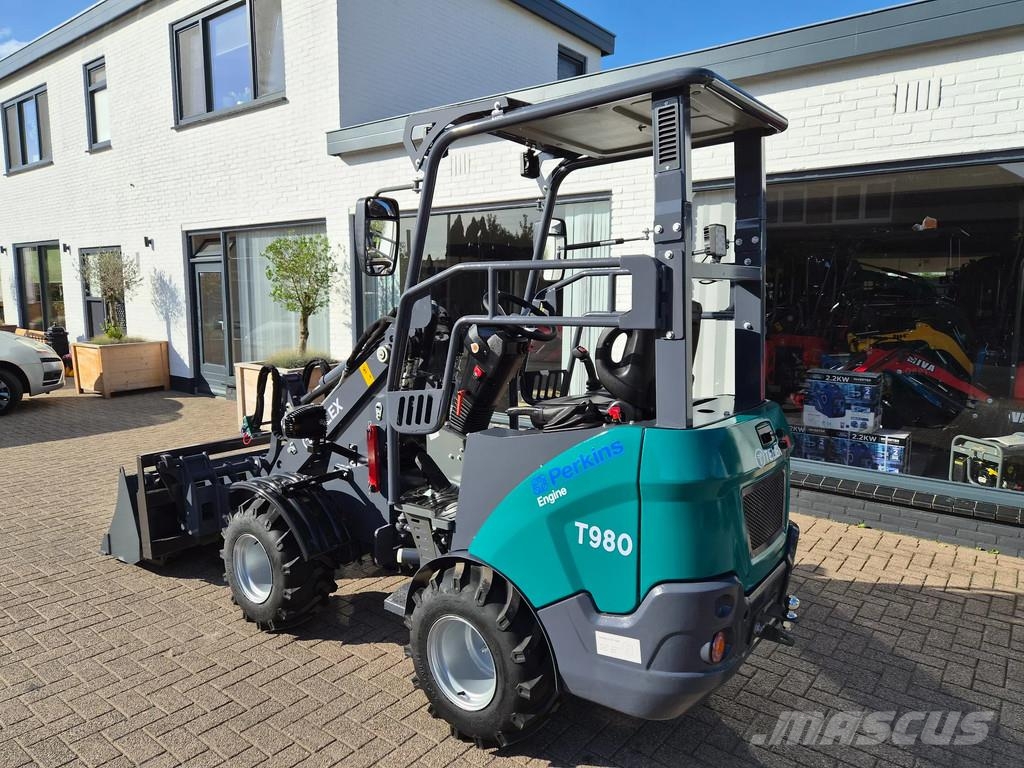 Perkins Telex loader bak en lepels shovel Малі навантажувачі