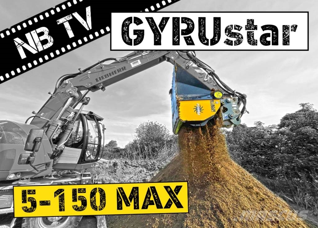 Gyru-Star 5-150MAX | Siebschaufel Radlader, Bagger OQ70/55,  Baldes