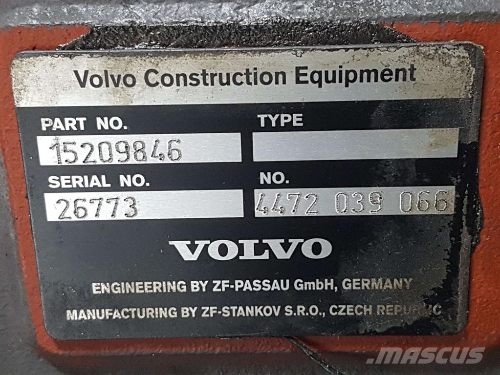 Volvo L30-ZF AV-230-Axle housing/Achskörper/Astrechter LKW-Achsen