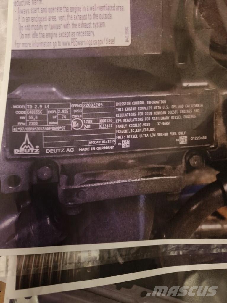 Deutz TD 2.9 L4 Motores