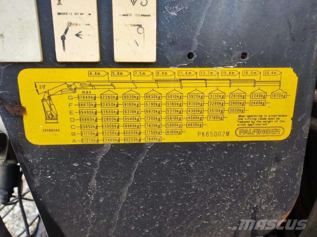 Palfinger PK65002 /M/GS35S Autotõstukid