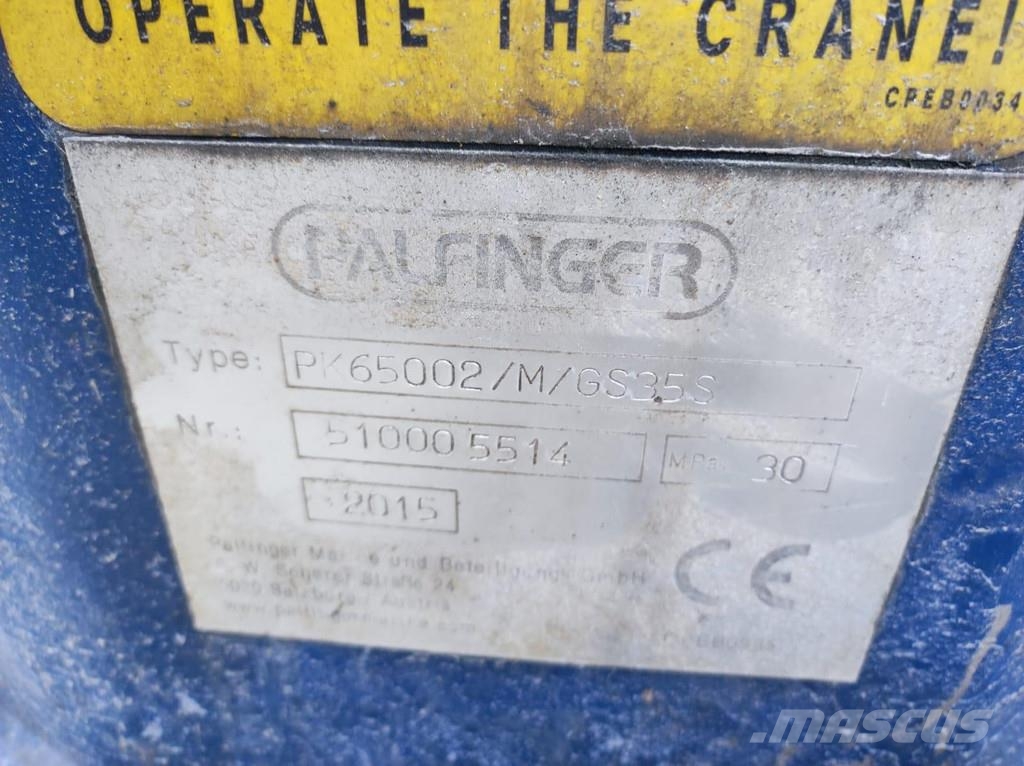 Palfinger PK65002 /M/GS35S Autotõstukid