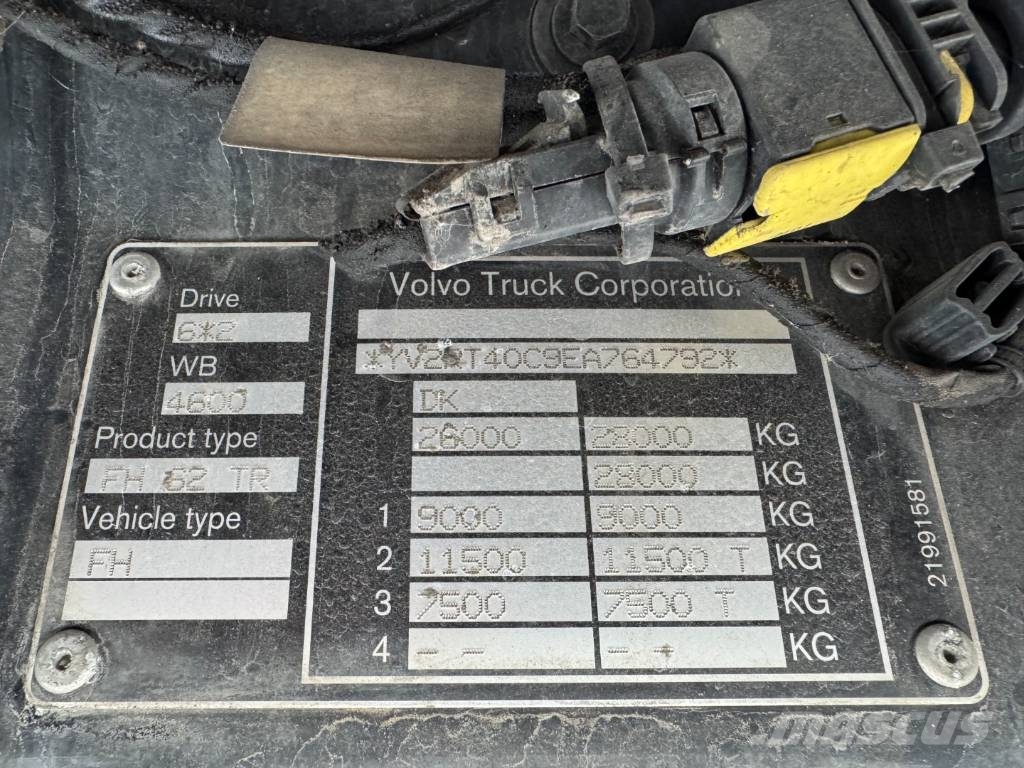 Volvo FH500 6x2*4 / Crane Hiab 262 EP-5 Euro 6 Lastbil med kran