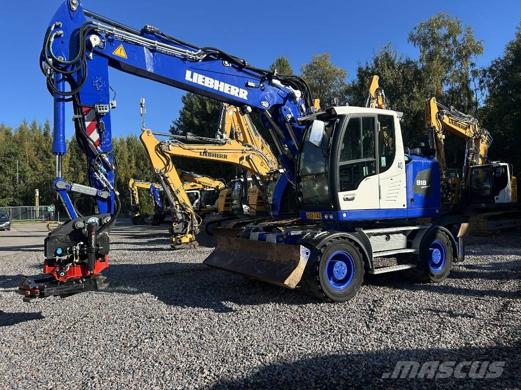Liebherr A 918 Compact Ekskavatori uz riteņiem