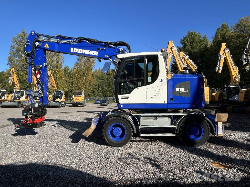 Liebherr A 918 Compact Ekskavatori uz riteņiem