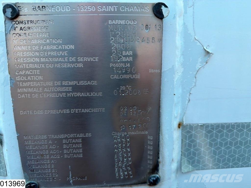 Renault Midlum 220 EURO 5, LPG, GPL, 14990 Liter, Telma Camiões-cisterna