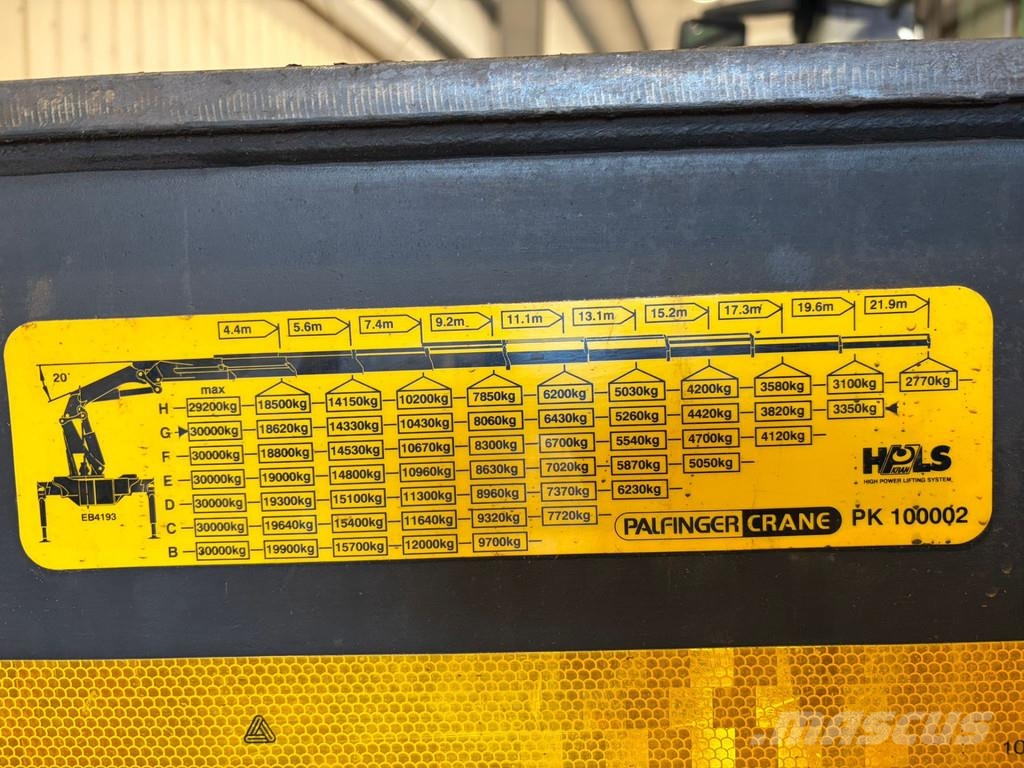 MAN TGS 35.360 8x2 Palfinger 100 Tonmeter laadkraan + Rabljene dizalice za težak teren
