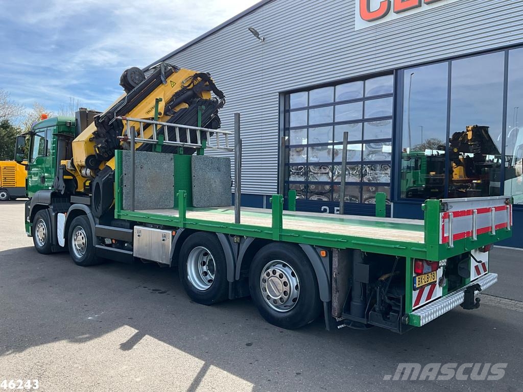 MAN TGS 35.360 8x2 Palfinger 100 Tonmeter laadkraan + Rabljene dizalice za težak teren