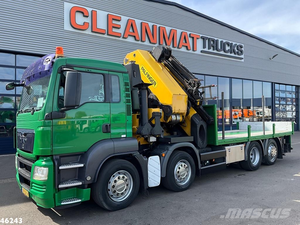 MAN TGS 35.360 8x2 Palfinger 100 Tonmeter laadkraan + Rabljene dizalice za težak teren