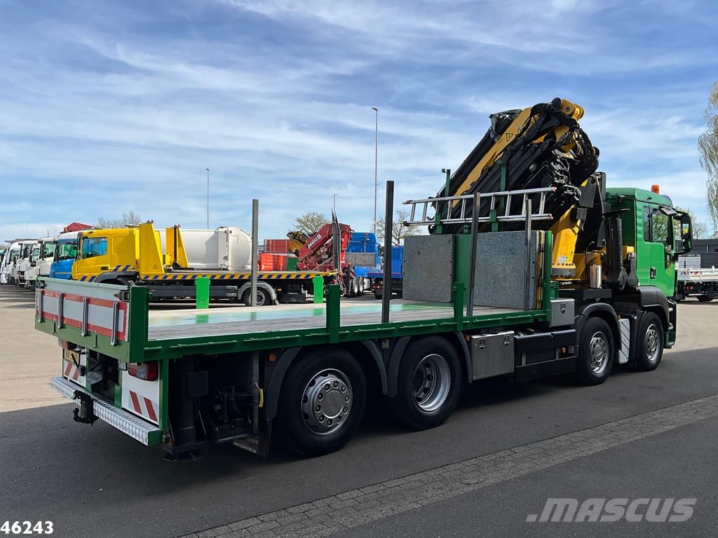 MAN TGS 35.360 8x2 Palfinger 100 Tonmeter laadkraan + Rabljene dizalice za težak teren