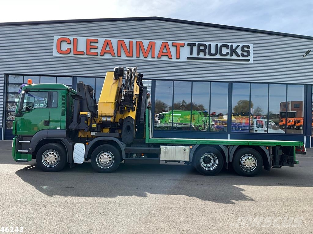 MAN TGS 35.360 8x2 Palfinger 100 Tonmeter laadkraan + Rabljene dizalice za težak teren