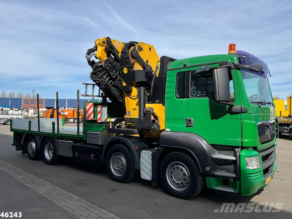 MAN TGS 35.360 8x2 Palfinger 100 Tonmeter laadkraan + Rabljene dizalice za težak teren