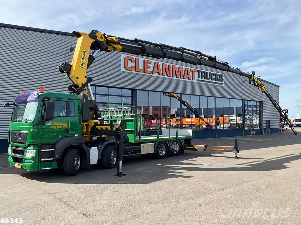 MAN TGS 35.360 8x2 Palfinger 100 Tonmeter laadkraan + Rabljene dizalice za težak teren