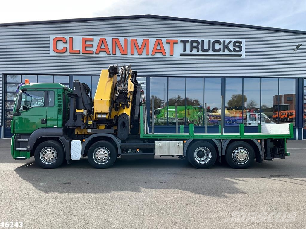 MAN TGS 35.360 8x2 Palfinger 100 Tonmeter laadkraan + Rabljene dizalice za težak teren