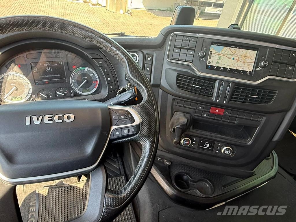 Iveco S-Way 260SY48 Pritsche 9.60m mit Plane/Spriegel Camiones de caja de lona