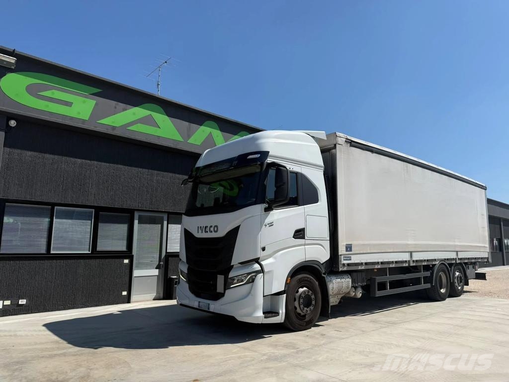 Iveco S-Way 260SY48 Pritsche 9.60m mit Plane/Spriegel Camiones de caja de lona