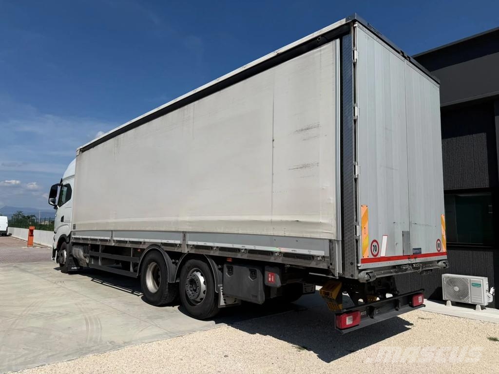 Iveco S-Way 260SY48 Pritsche 9.60m mit Plane/Spriegel Camiones de caja de lona