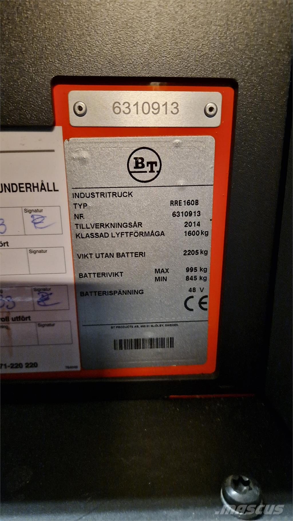 BT RRE160B Retraky