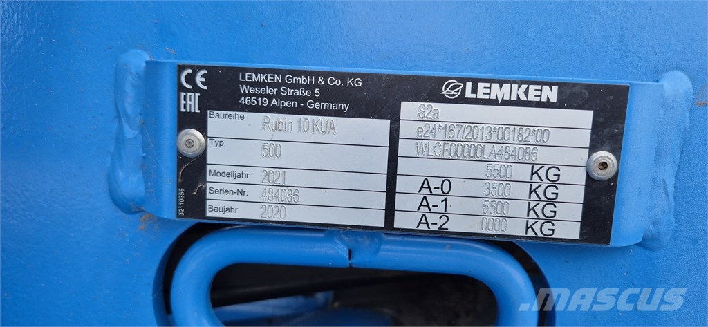 Lemken Rubin 10/500 Дискови брани