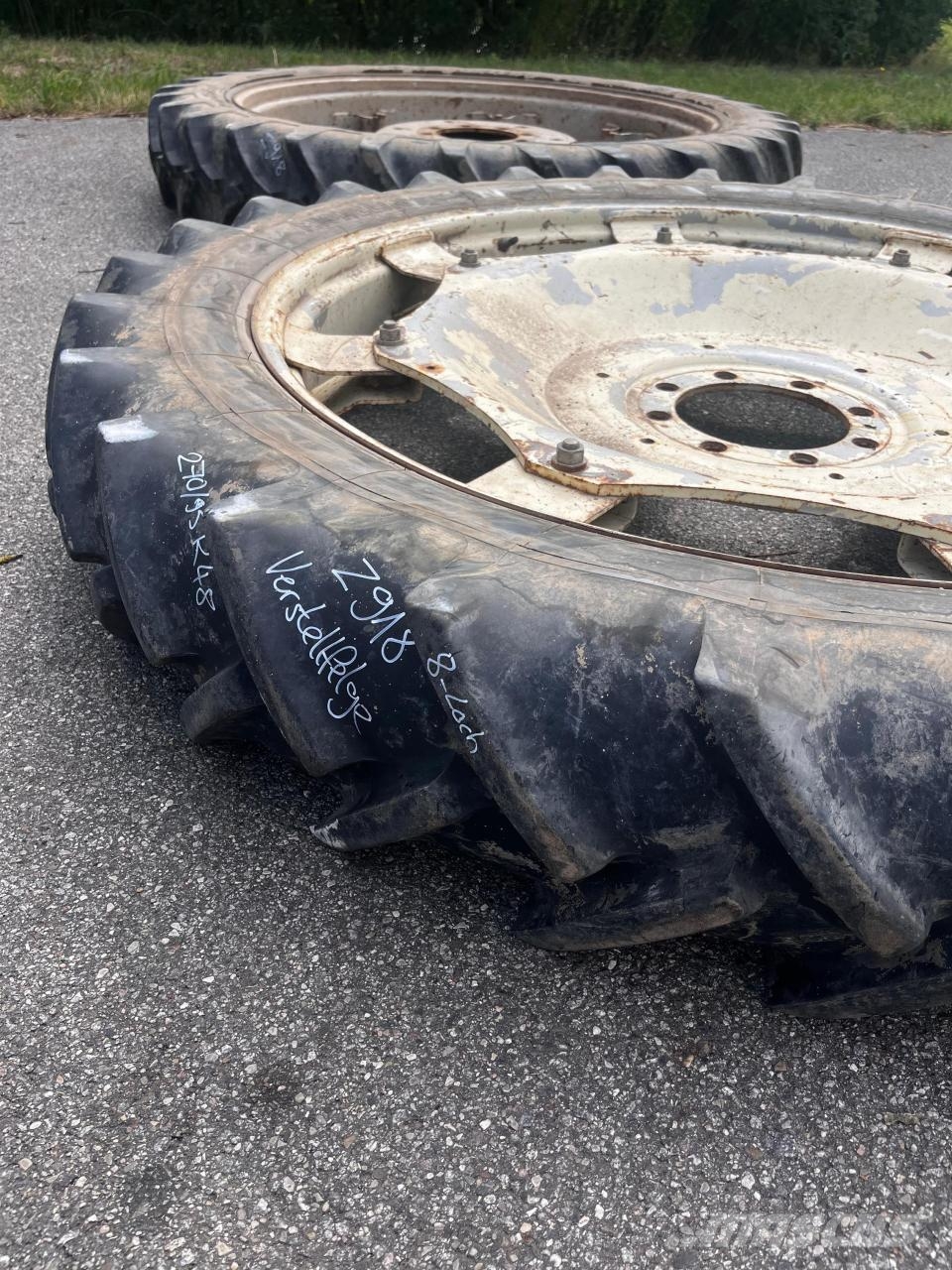 Michelin 270/95 R48, Verstellfelgen, Michelin und Alliance Tyres, wheels and rims