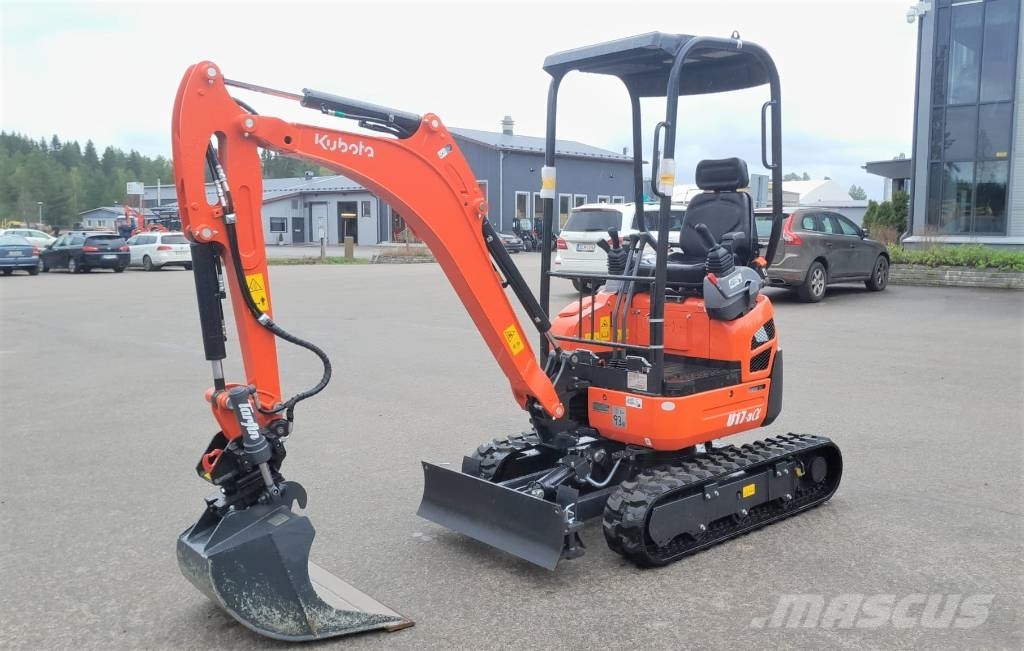 Kubota U17-3a UUSI, KALLISTAJALLA Mini ekskavatörler, 7 tona dek