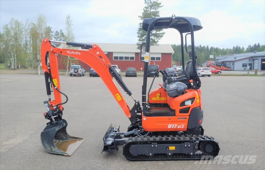 Kubota U17-3a UUSI, KALLISTAJALLA Mini ekskavatörler, 7 tona dek