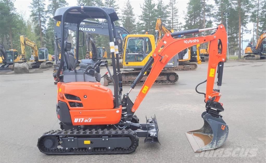 Kubota U17-3a UUSI, KALLISTAJALLA Mini ekskavatörler, 7 tona dek