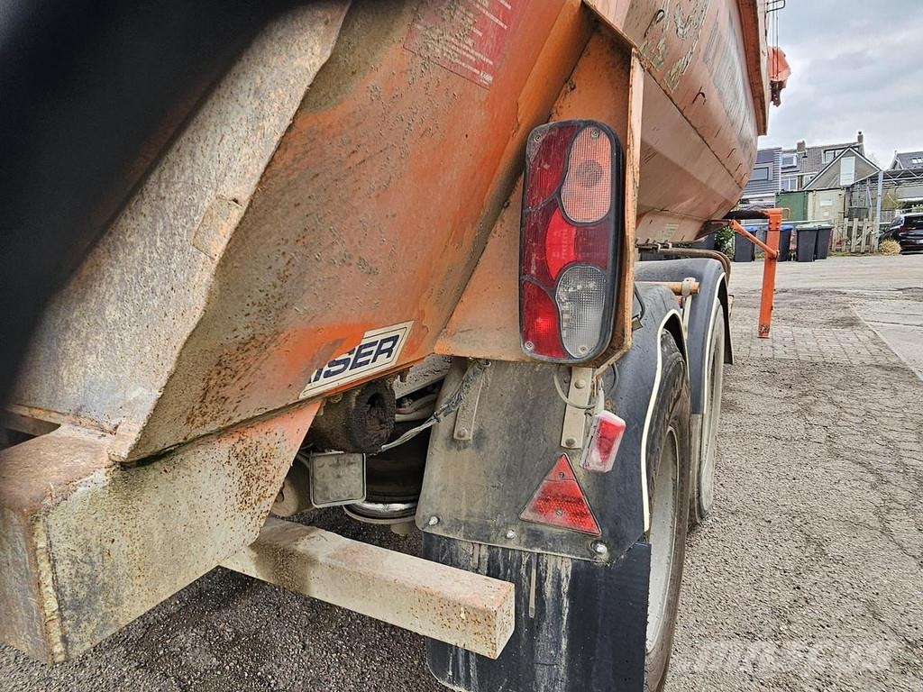 Robuste KAISER. S3302G37 | TIPPER| STEEL CHASSIS STEEL BOX 自卸半挂车