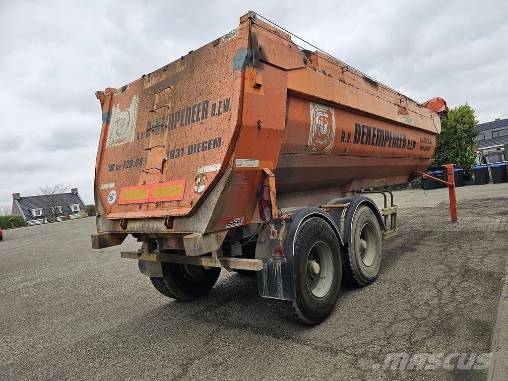 Robuste KAISER. S3302G37 | TIPPER| STEEL CHASSIS STEEL BOX 自卸半挂车