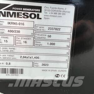 Inmesol IKRN5-016 Generator, Elverk (New) مولدات ديزل