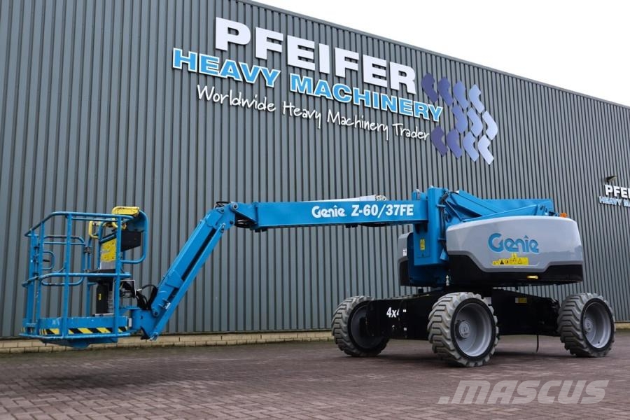 Genie Z60/37FE Hybrid, 4x4 Drive, 20m Working Height, 11 Körüklü personel platformları