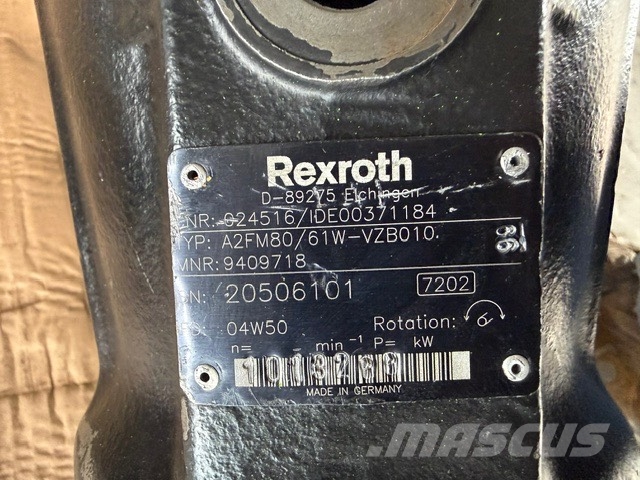 Rexroth A2FM80 USED HYDRAULIC MOTOR NO COMPLET Hidráulicos
