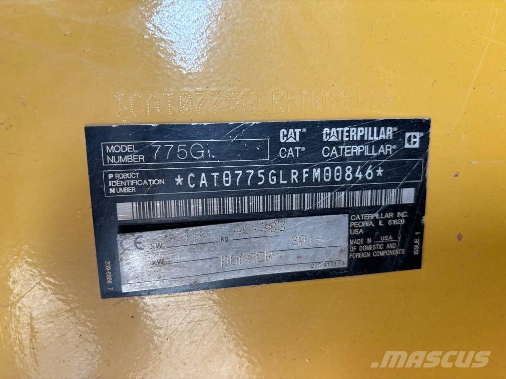 CAT 775 G Dúmpers rígidos