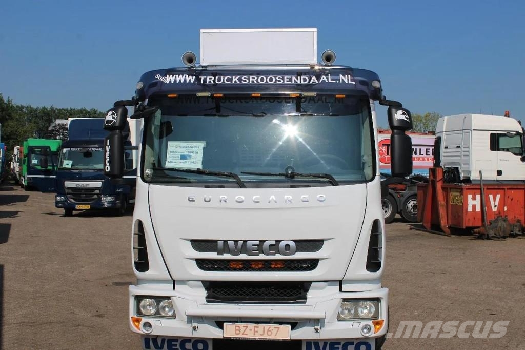 Iveco Eurocargo 100e18 +EURO 5 + HOOK SYSTEM شاحنات الرافعات الخطافية