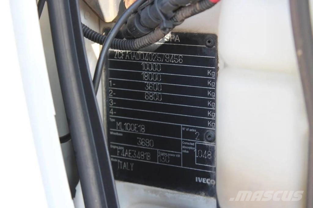 Iveco Eurocargo 100e18 +EURO 5 + HOOK SYSTEM شاحنات الرافعات الخطافية