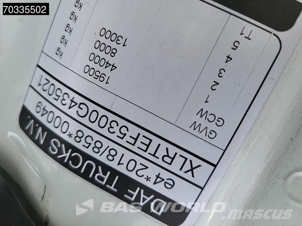 DAF XG 480 XG 4X2 APK 08-2027 2x Tanks ACC 曳引機組件