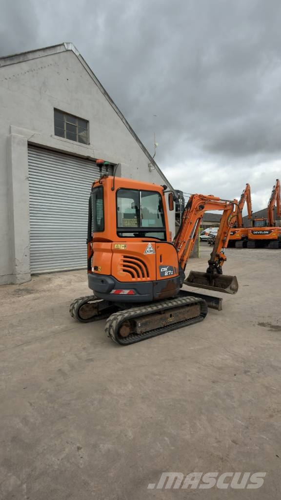 Doosan DX 27 Z Mini ekskavatörler, 7 tona dek