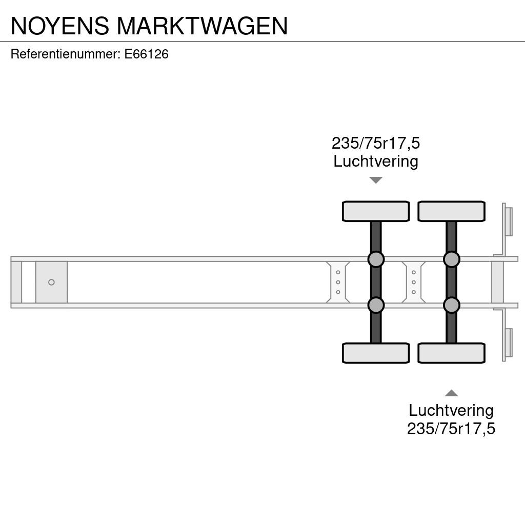 Noyens MARKTWAGEN Напівпричепи з кузовом-фургоном