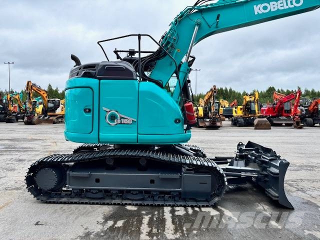 Kobelco SK 160 BR-5 /  Erikoisalustalla YM... حفارات زحافة