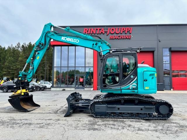 Kobelco SK 160 BR-5 /  Erikoisalustalla YM... حفارات زحافة