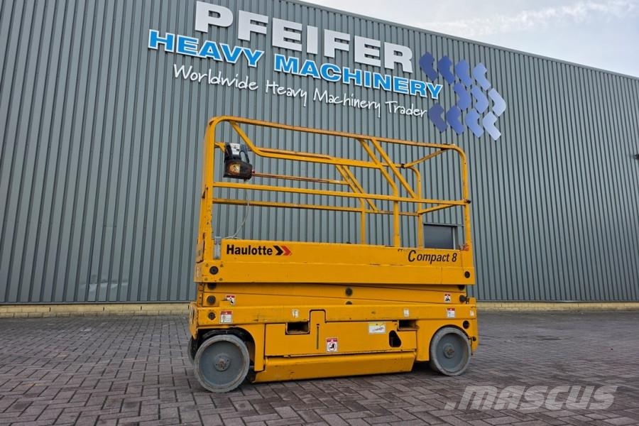 Haulotte Compact 8 As- Is, Electric, 8.2m Working Height, 3 Scissor lifts